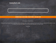 Tablet Screenshot of mysexyboat.com